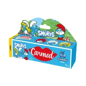Hidratante Labial Carmed Blueberry Os Smurfs 10g