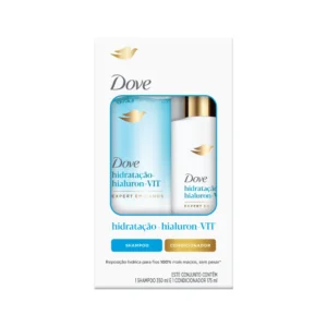 Kit Shampoo 350ml + Condicionador 175ml Dove Hidratação + Hialuron-VIT